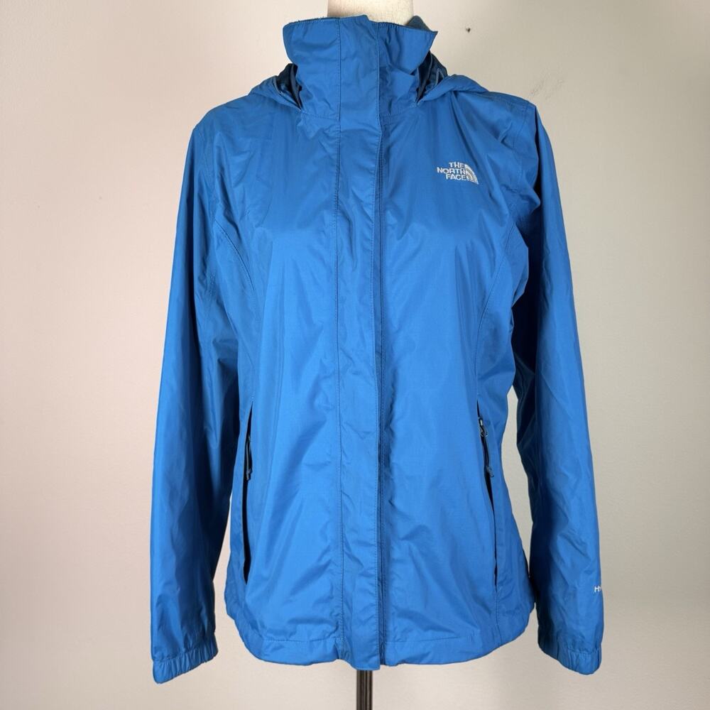 The North Face Hyvent Jacket Women's Medium Blue Hiking Nylon Outdoor Full Zip